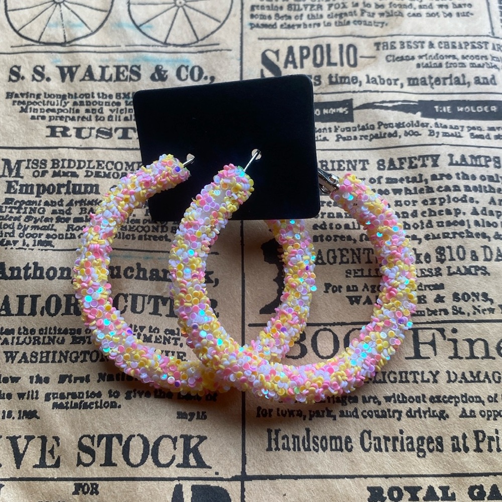 Rock Candy Hoop Earrings
